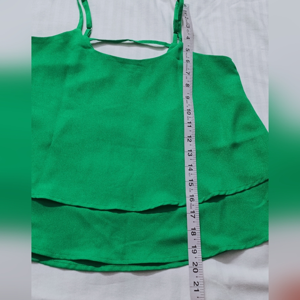 Ginger Solid Layered Spaghetti Top - Picture 10 of 13
